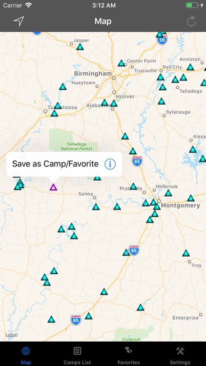 Alabama – Camping & RV spots screenshot-3