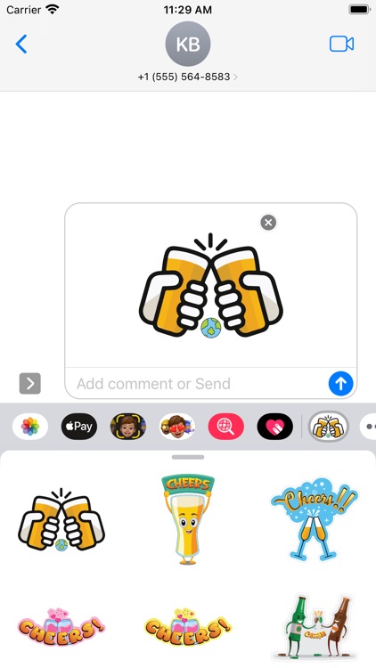 Cheers Stickers Pack screenshot-3