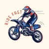 Motorbike Ride Stickers