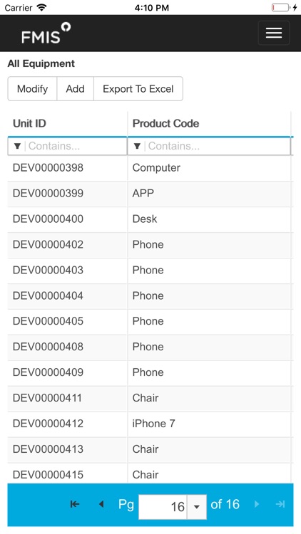 FMIS Mobile Asset Manager