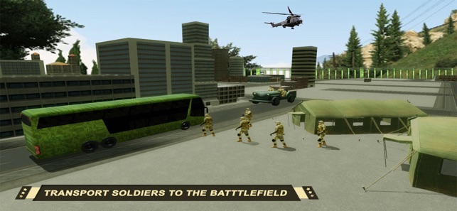 Military Duty Army Bus Sim 3D