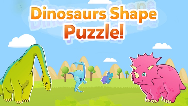 Dinosaur Shape Puzzle Lite