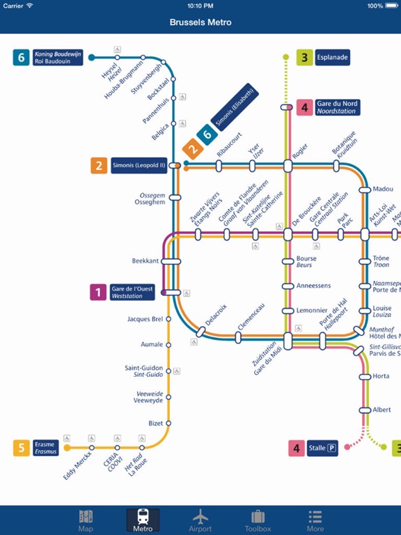 ブリュッセルオフライン地図 - 市メトロエアポートのおすすめ画像3