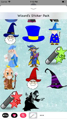 Game screenshot Wizard's Sticker Pack! hack