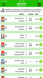 BetsWall Betting Tips Engine Captura de tela 1