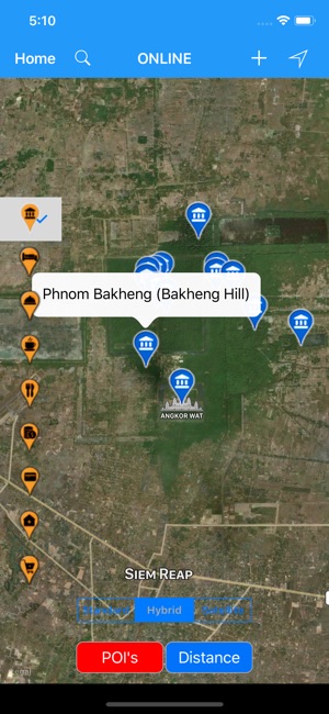 Siem Reap, Cambodia – City Map