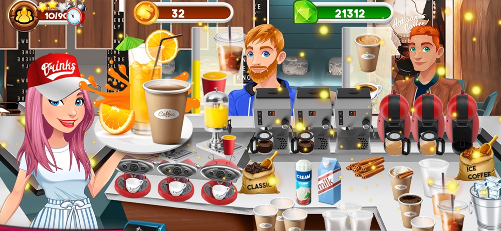 Coffee Shop Juice Drink Tycoon hack tool