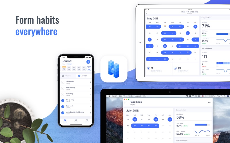 Habitify 4.2 Mac 破解版 – 提高提升效率的多功能小应用