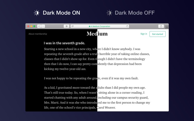 mode dark theme safari 1.9.0 Dark Cmacapps Safari  Mode  for