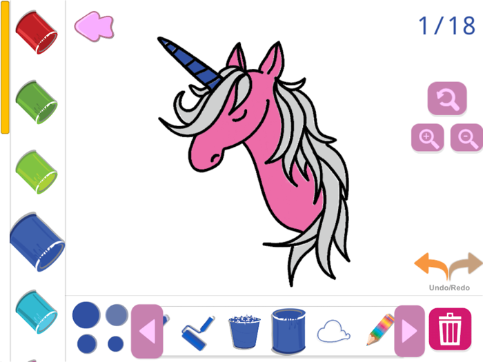 Draw  Color – Horses, Pony’s