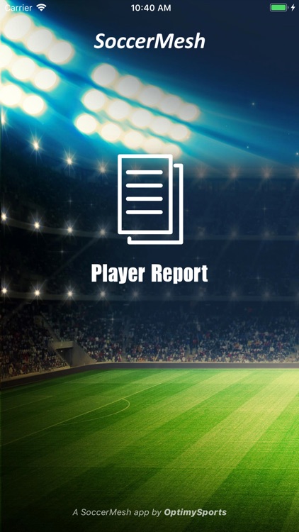 Player Report by SoccerMesh