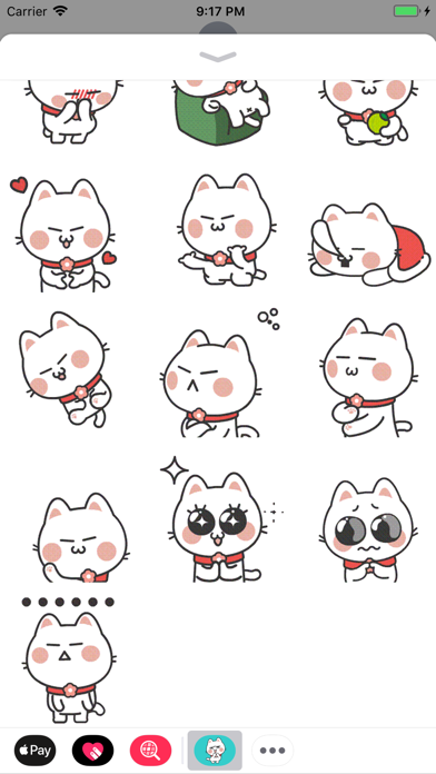 Fluffy Cat Animated Stickers screenshot 3