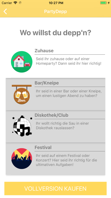 PartyDepp - Das Trinkspiel screenshot 2