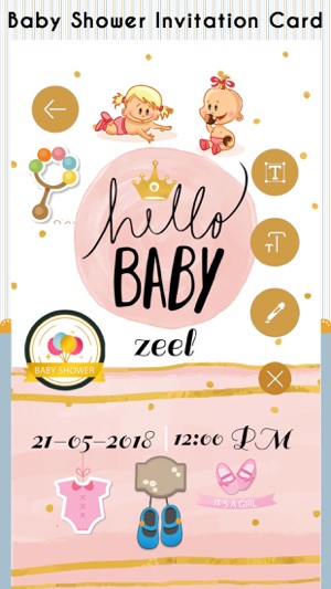 Baby Shower Invitation Card Hd On The App Store