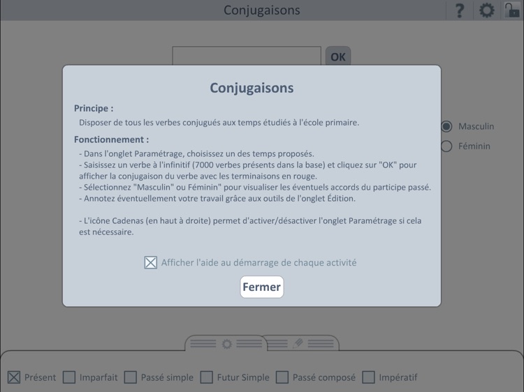 Outils école : Conjugaisons screenshot-4