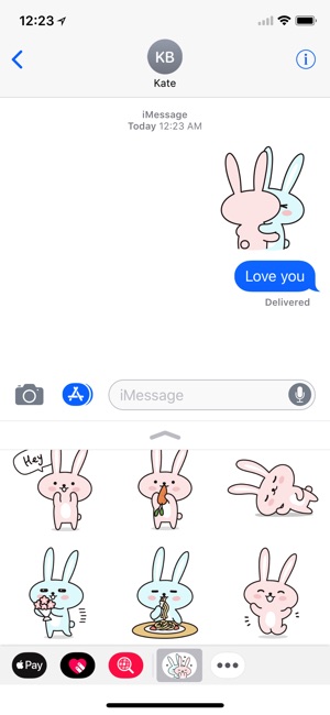 Cute bunny couple(圖1)-速報App