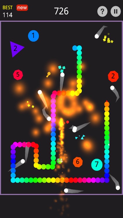 Bounce Snake Hit Block screenshot-3