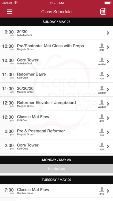 Core Pilates NYC screenshot 3