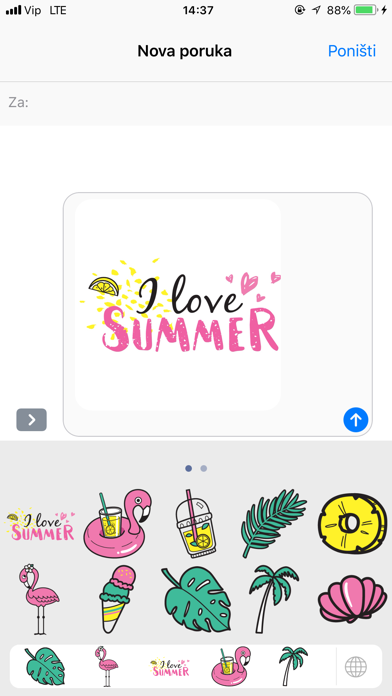 SummerTime Stickers Keyboard screenshot 4