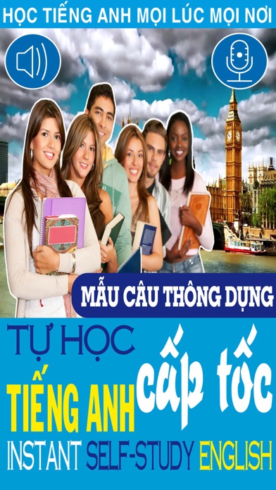 How to cancel & delete Tự học Tiếng Anh cấp tốc - Common Sentences from iphone & ipad 1