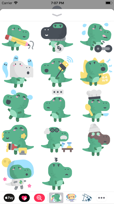 Cute Dinosaur Stickers screenshot 4