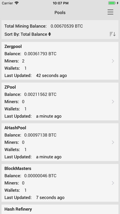 Mining Pool Tracker