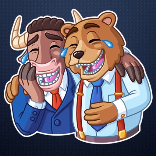 Bull & Bear! Stickers icon