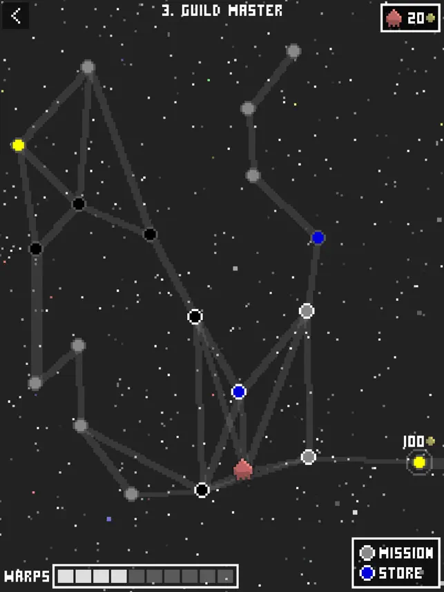 Asteroid Panner, game for IOS