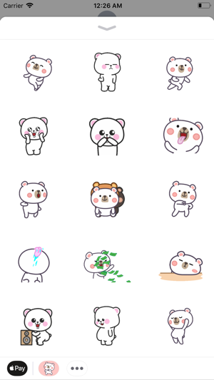 Funny Bear Dancing Stickers(圖1)-速報App