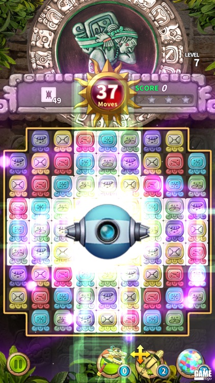 Glyph of Maya Match 3 Puzzle screenshot-3