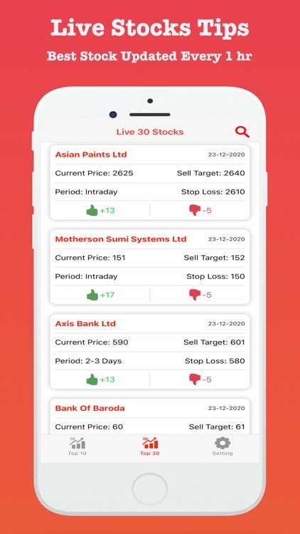 Stock Market India - Tips App