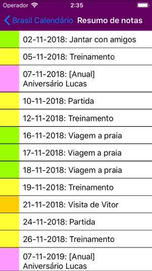 Calendário 2019 Brasil AdFree(圖5)-速報App