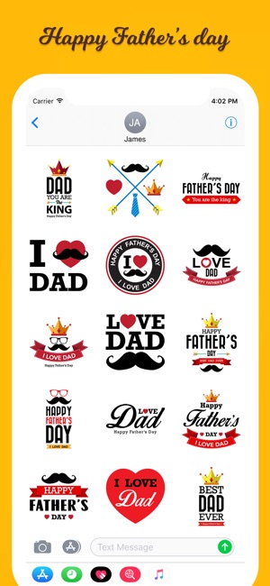 Funny Father's Day Stickers(圖2)-速報App