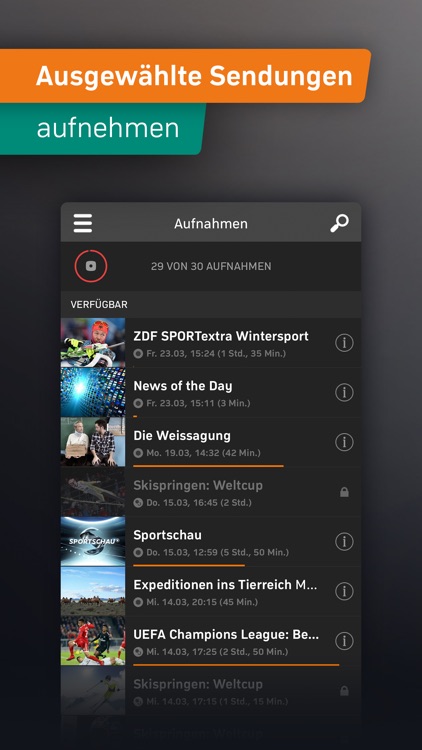 Zattoo Deine WM App screenshot-5