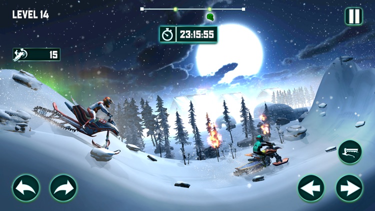 Snow Bike Hill Racing Game screenshot-5