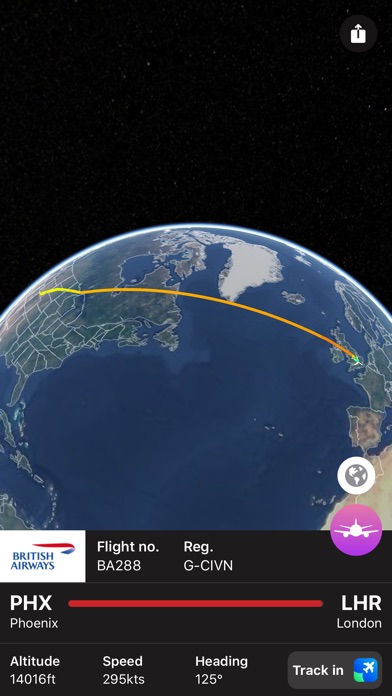 Plane Finder 3D screenshot1