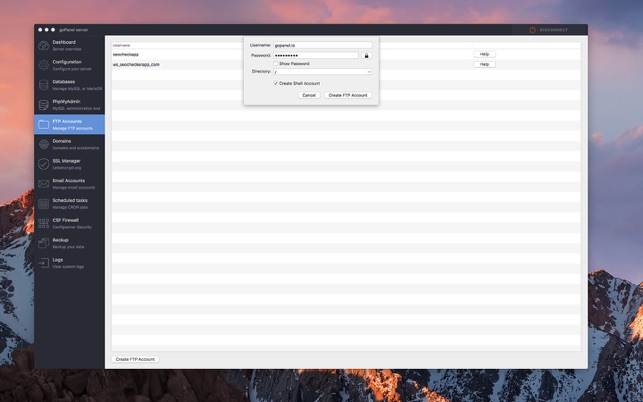 Gopanel 2 Web Server Manager V2 2 0