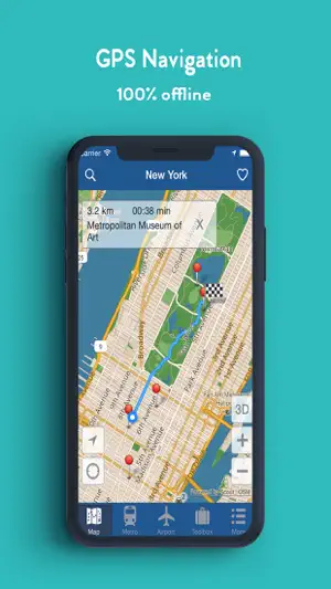 Imágen 2 Nueva York Offline Mapa iphone