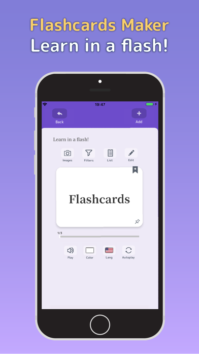 How to cancel & delete Flashcards Maker from iphone & ipad 1