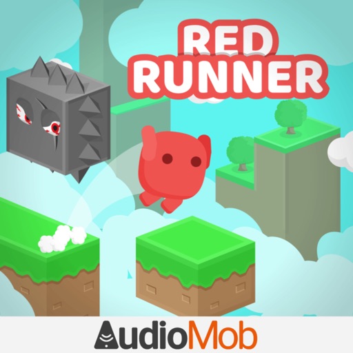 Red Runner with AudioMob