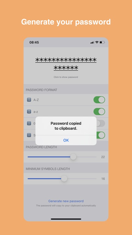 SPG: Secure password generator