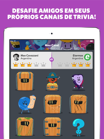 Clique para Instalar o App: "Trivia Crack Kingdoms"
