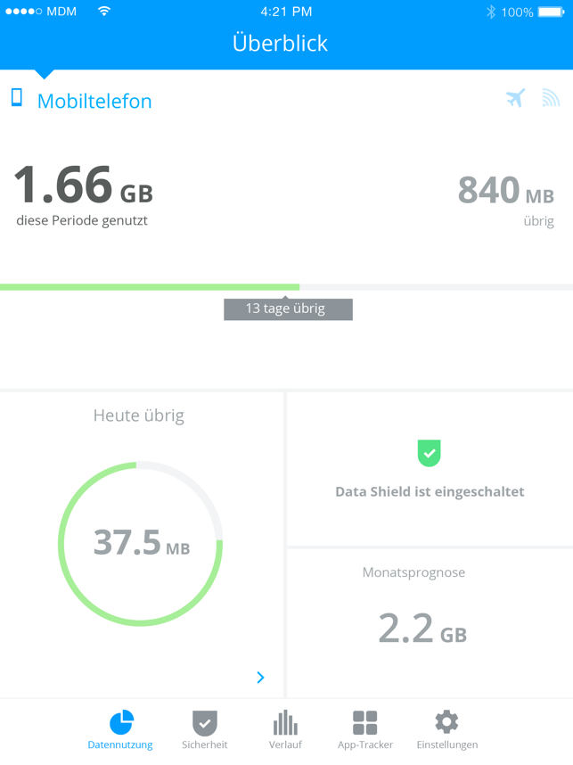 ‎My Data Manager VPN Sicherheit Screenshot