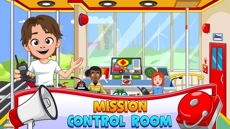 My Town : Fire station Rescue screenshot-3