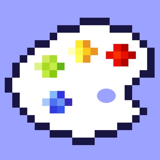 Pixel Style Color - By Number Icon