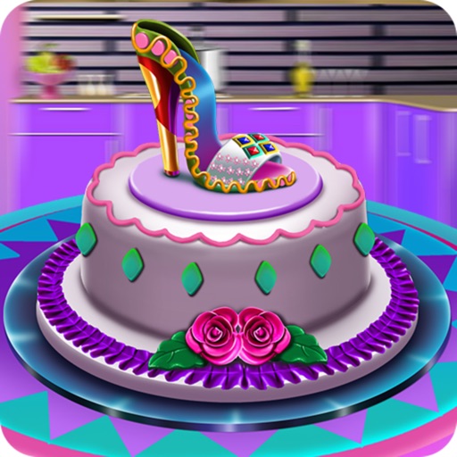 Princess Shoe Cake Icon