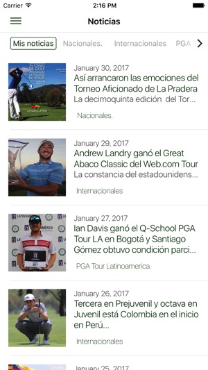 Fedegolf Colombia(圖4)-速報App