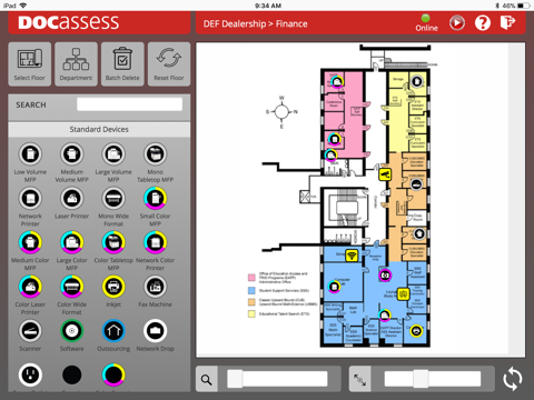 DOCAssess mapping app screenshot 2