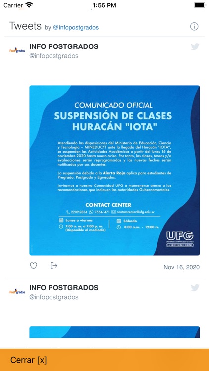 Postgrados UFG