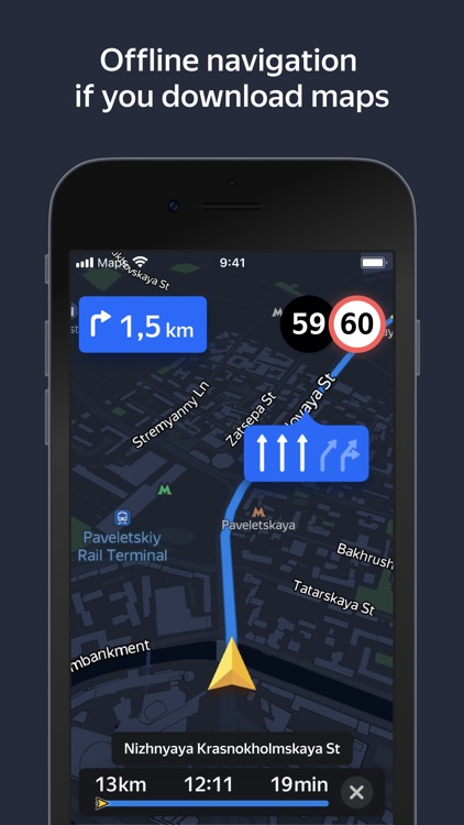 Yandex Navi – navigation, maps screenshot-7